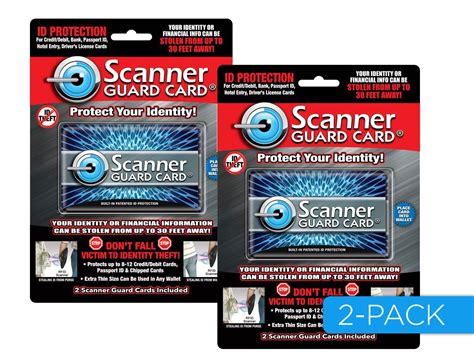 scanner guard rfid protection 2 pack|Amazon.com: Scanner Guard Card.